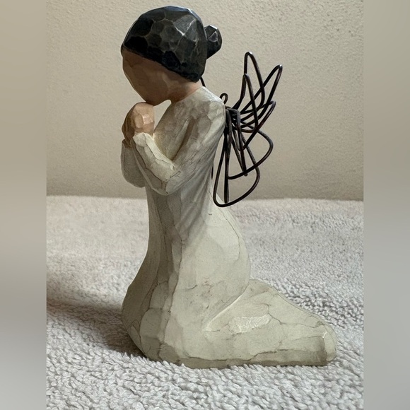 Vintage Demdaco Susan Lordi Willow Tree Angel of Prayer Figurine 1999 4" - Picture 4 of 6